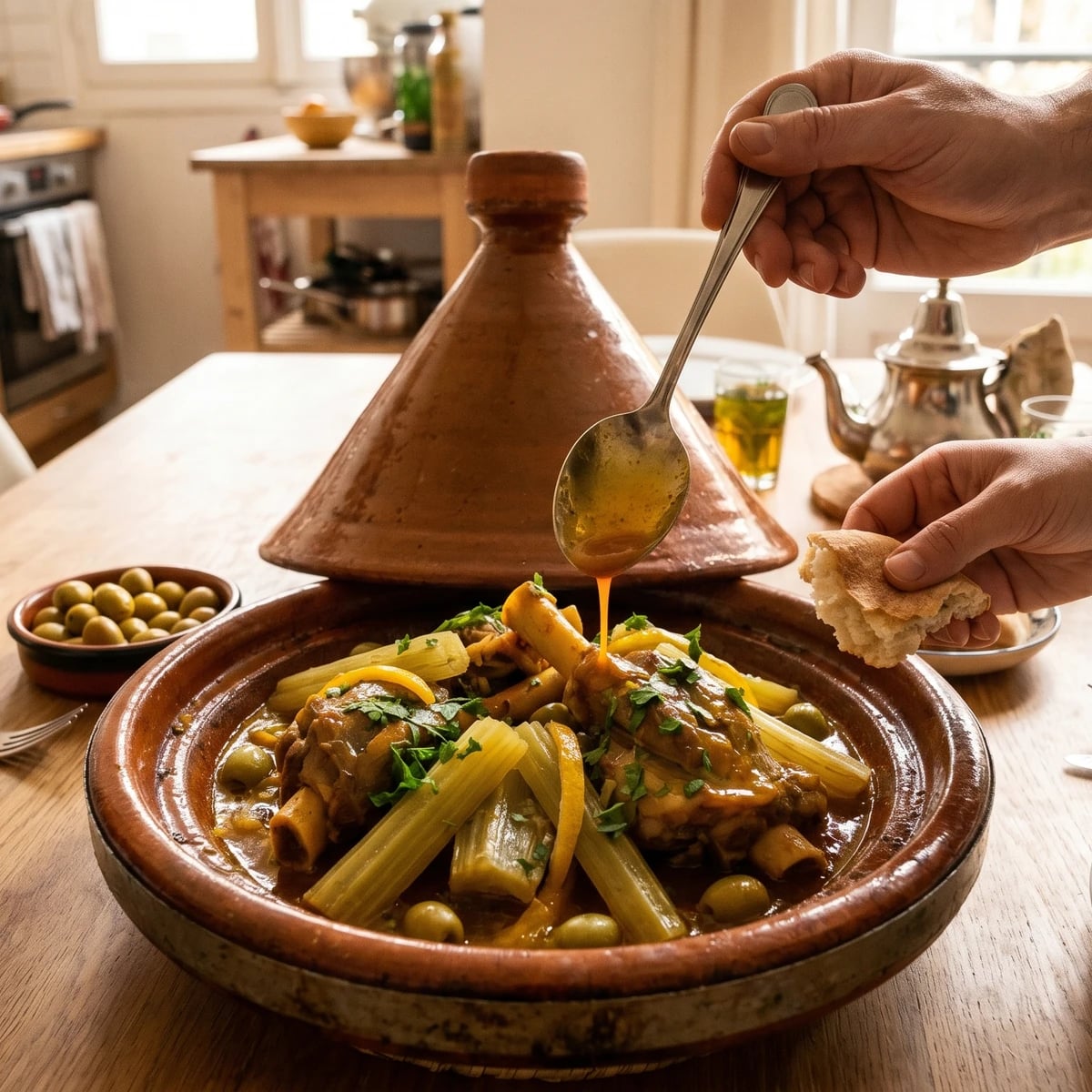 Tagine d'Agneau aux Cardons