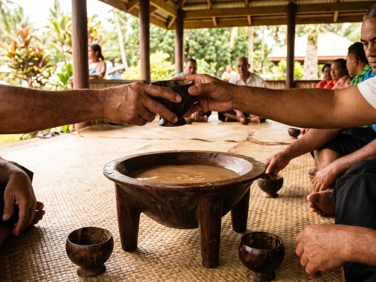 Taumafa Kava (Tongan Royal Kava Ceremony Drink) - Chef Makoa