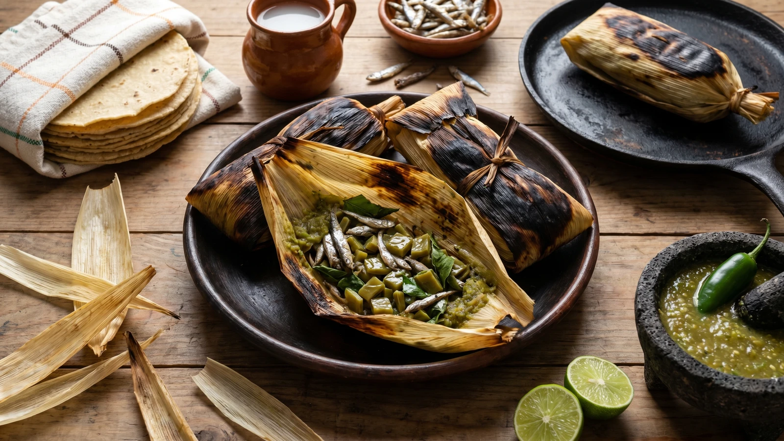 Mextlapiques de Charales y Nopales