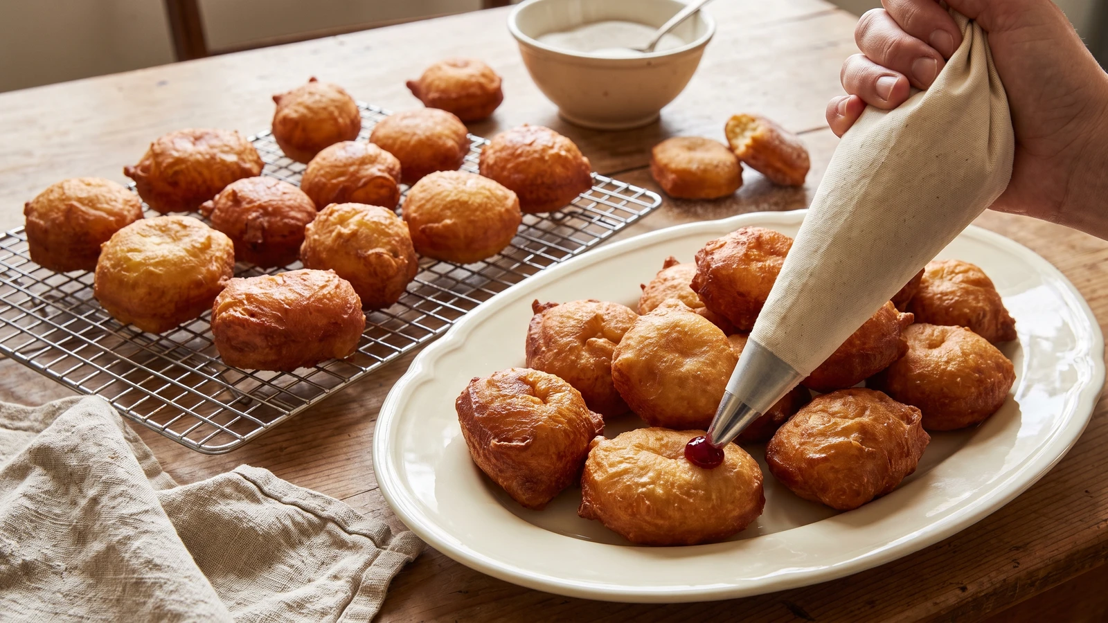 Souffléd Fritters “en Surprise”