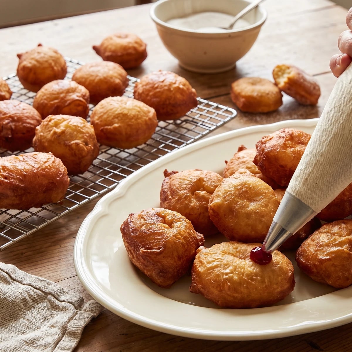 Souffléd Fritters “en Surprise”