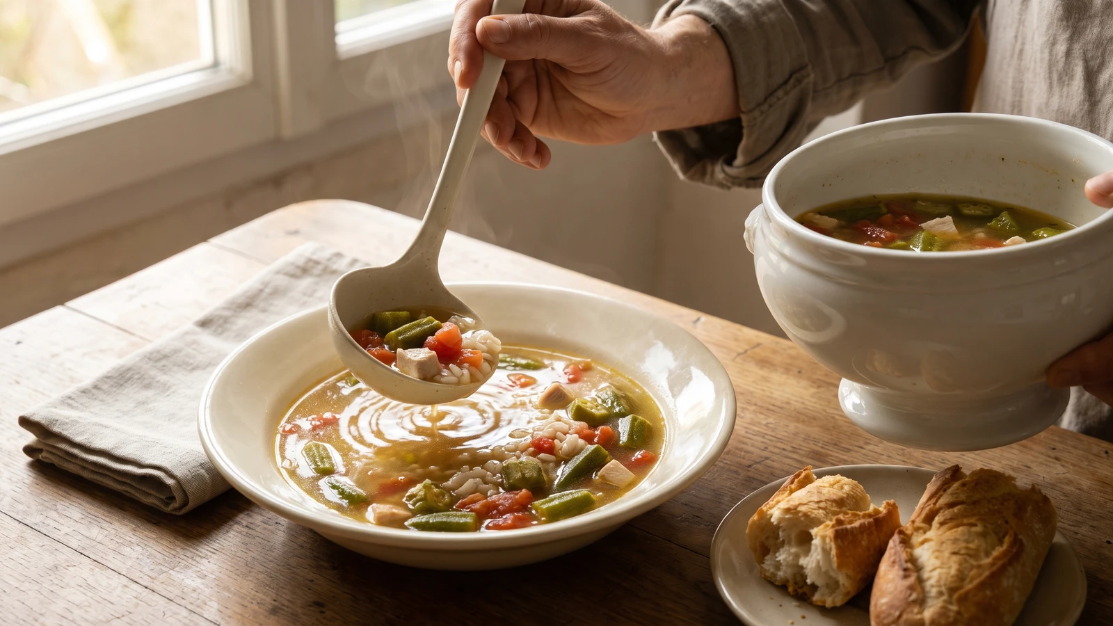 Soupe aux Gombos ou Okra