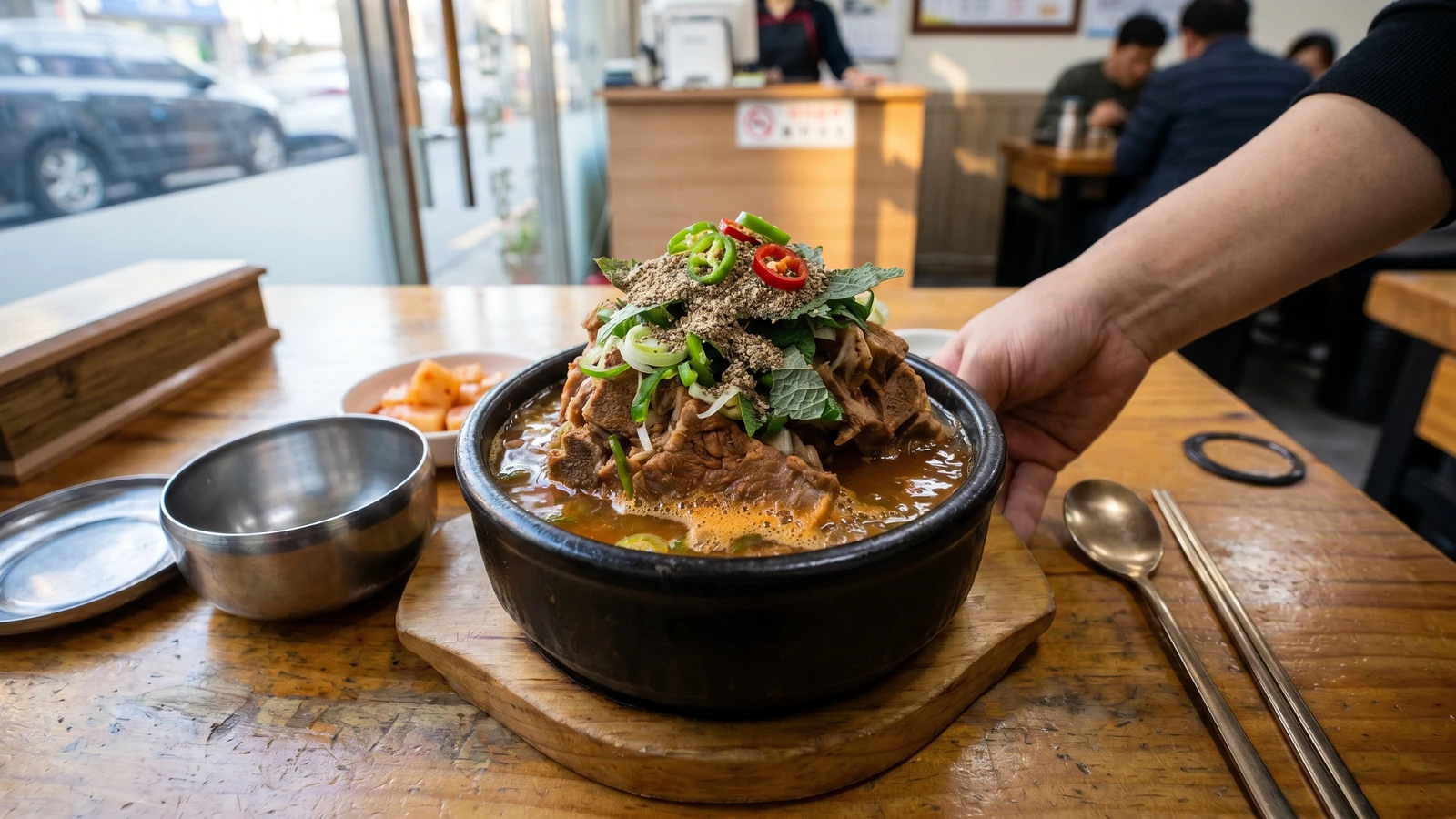 Ppyeo-haejangguk (Pork Spine Hangover Soup)