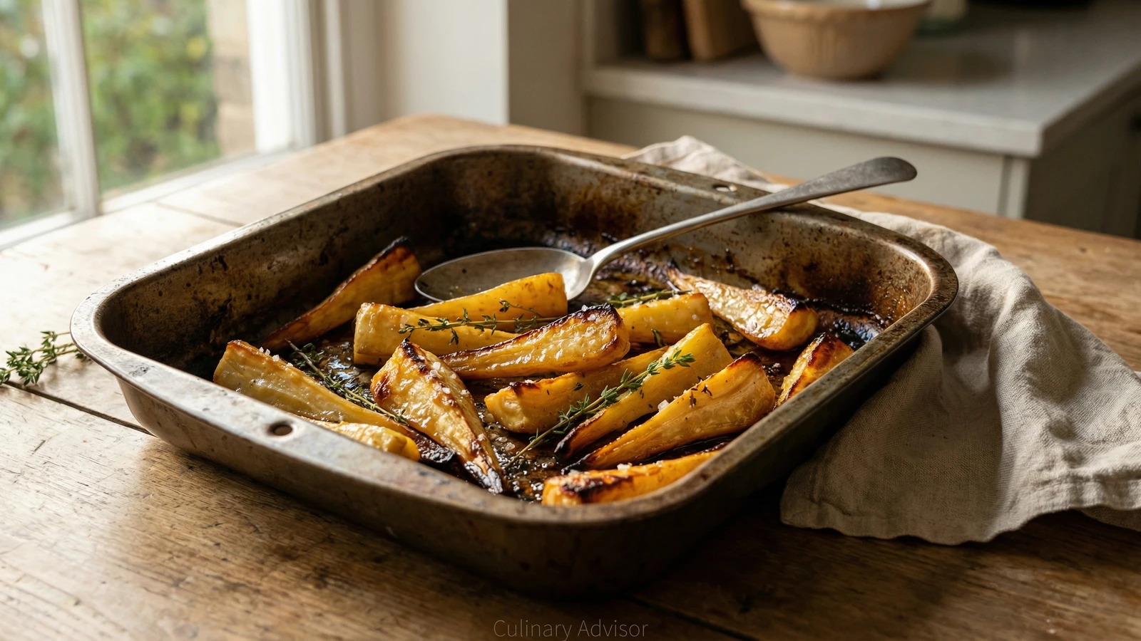 Honey-Roasted Parsnips