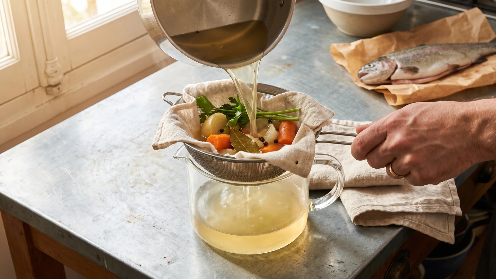 Court-bouillon with Vinegar