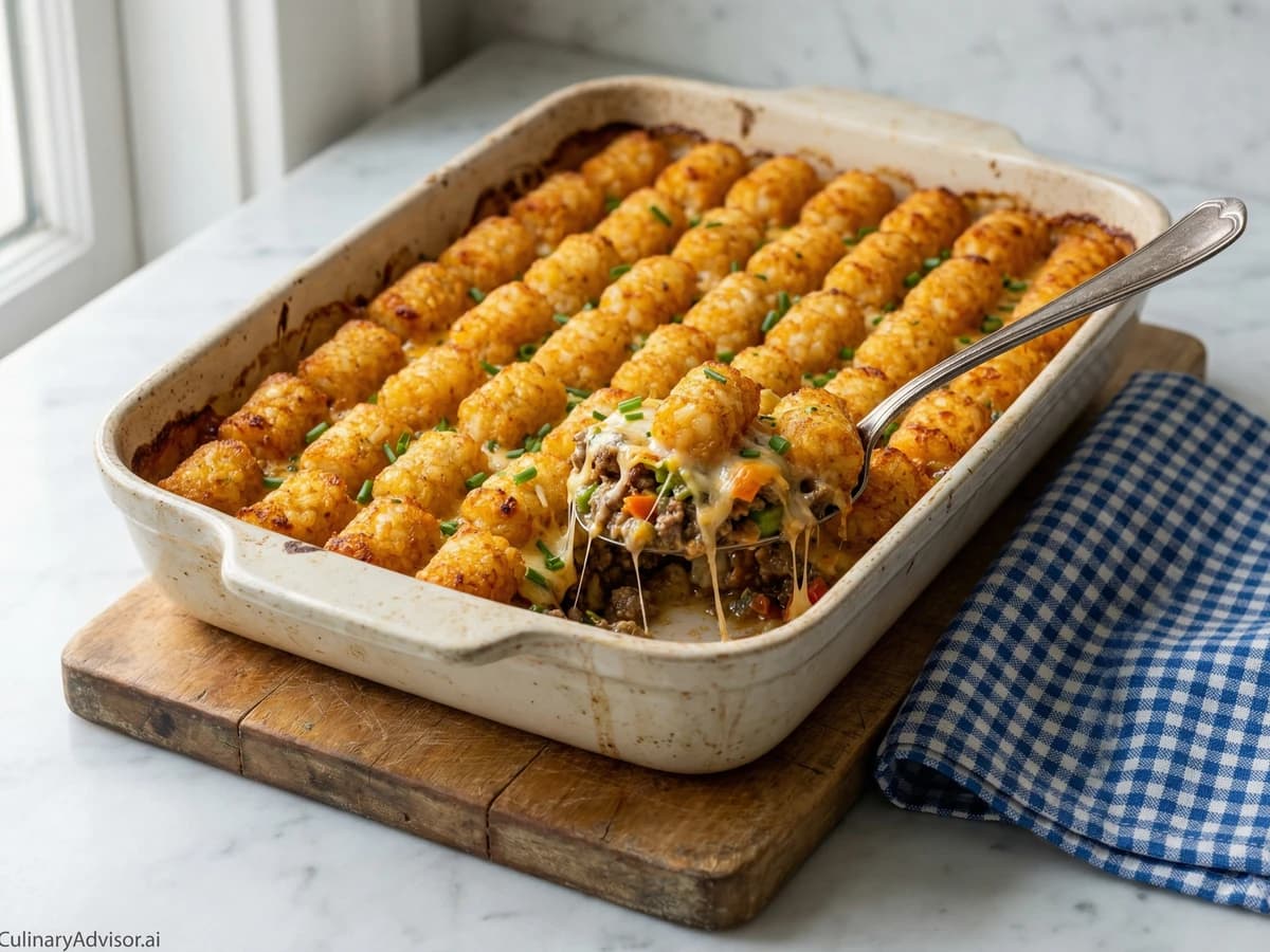 Minnesota Tater Tot Hotdish - Chef Dean