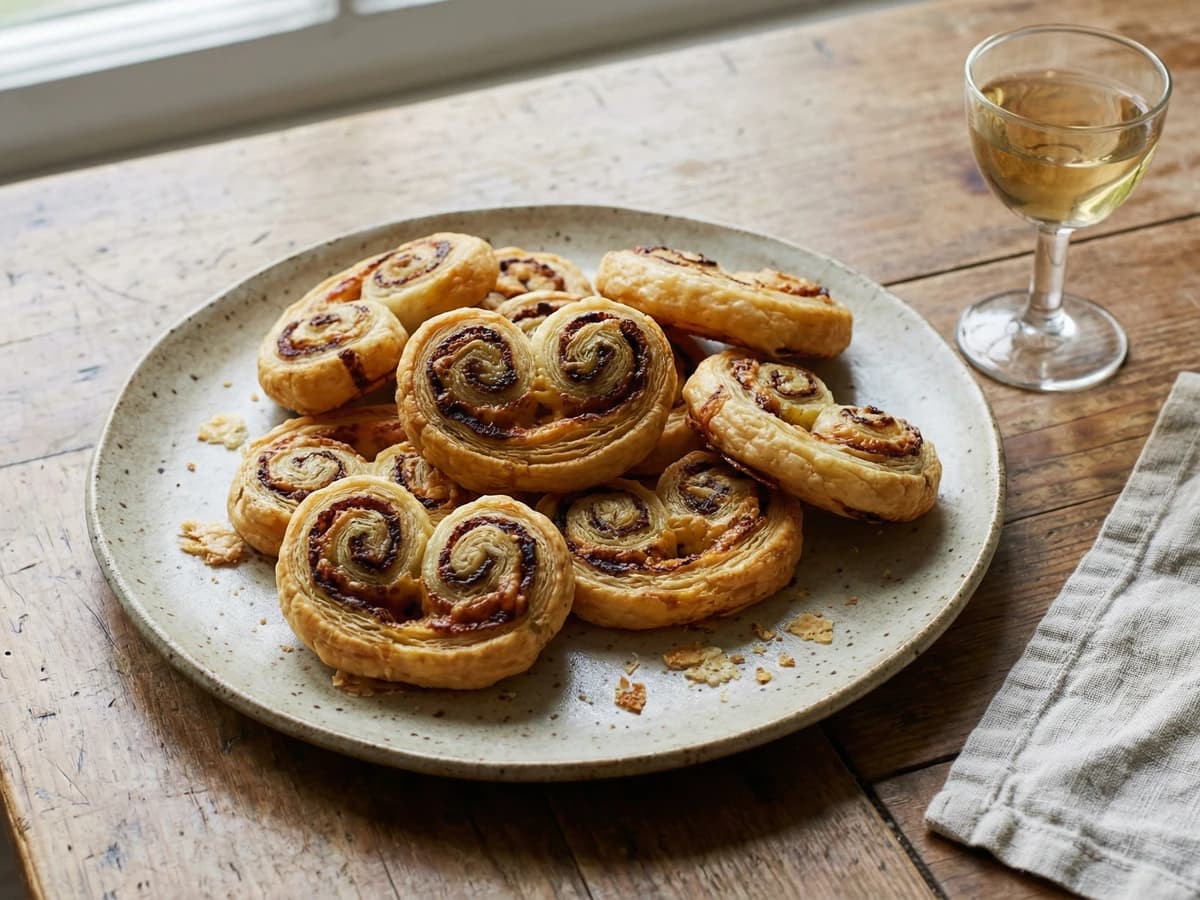 Marmite and Cheddar Palmiers - Chef Thomas