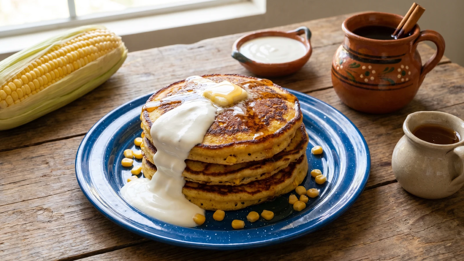 Hotcakes de Elote del Valle de Guadalupe