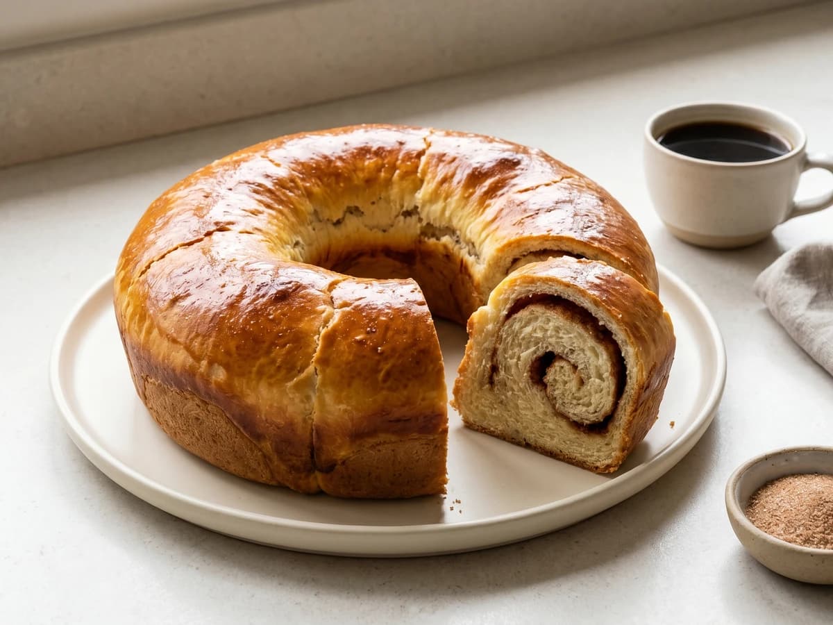 Rosca Caseira de Canela - Chef Juliana