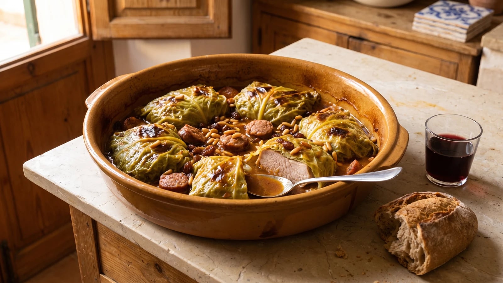 Llom amb Col (Mallorcan Pork in Cabbage)