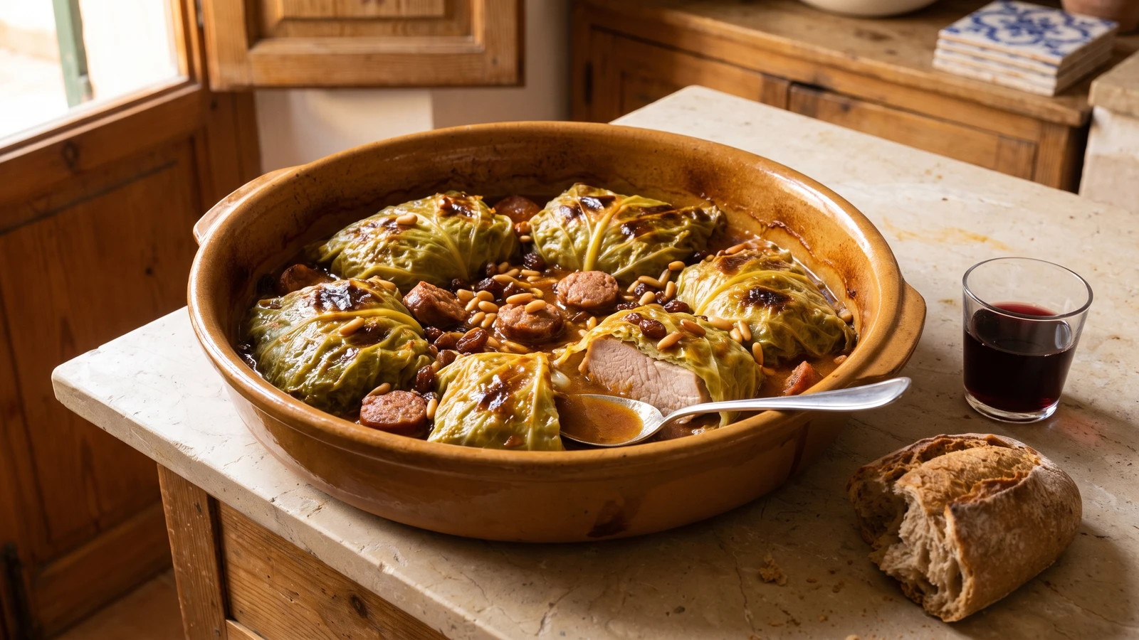 Llom amb Col (Mallorcan Pork in Cabbage)