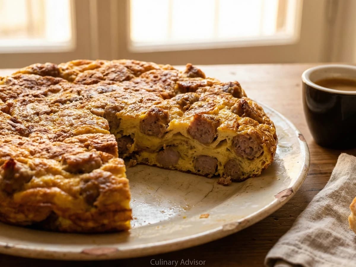 Frittata Rognosa con Salsiccia