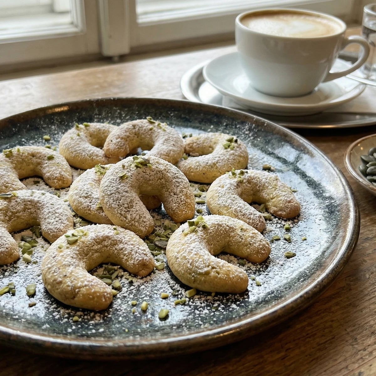 Kürbiskernkipferl (Pumpkin Seed Crescents)