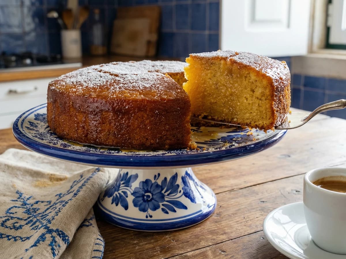 Bolo Húmido de Laranja