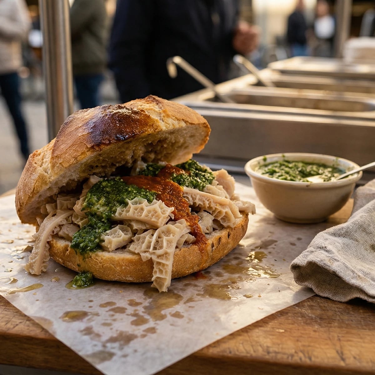 Panino con Lampredotto