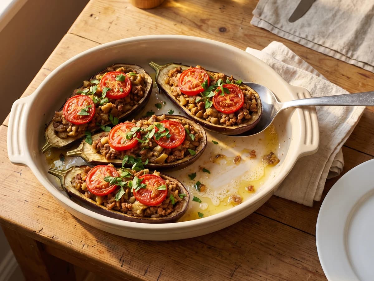 Aubergines à l’Égyptienne - Chef Juliette