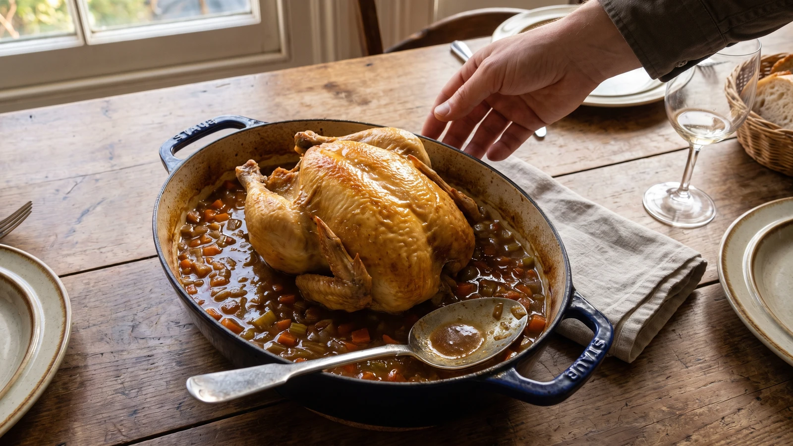 Poularde à la Paysanne