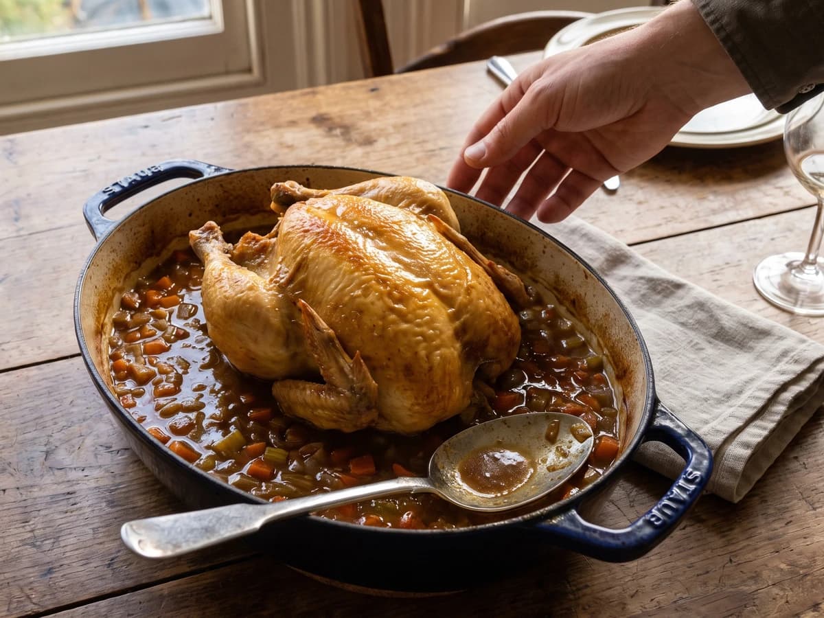 Poularde à la Paysanne - Chef Juliette