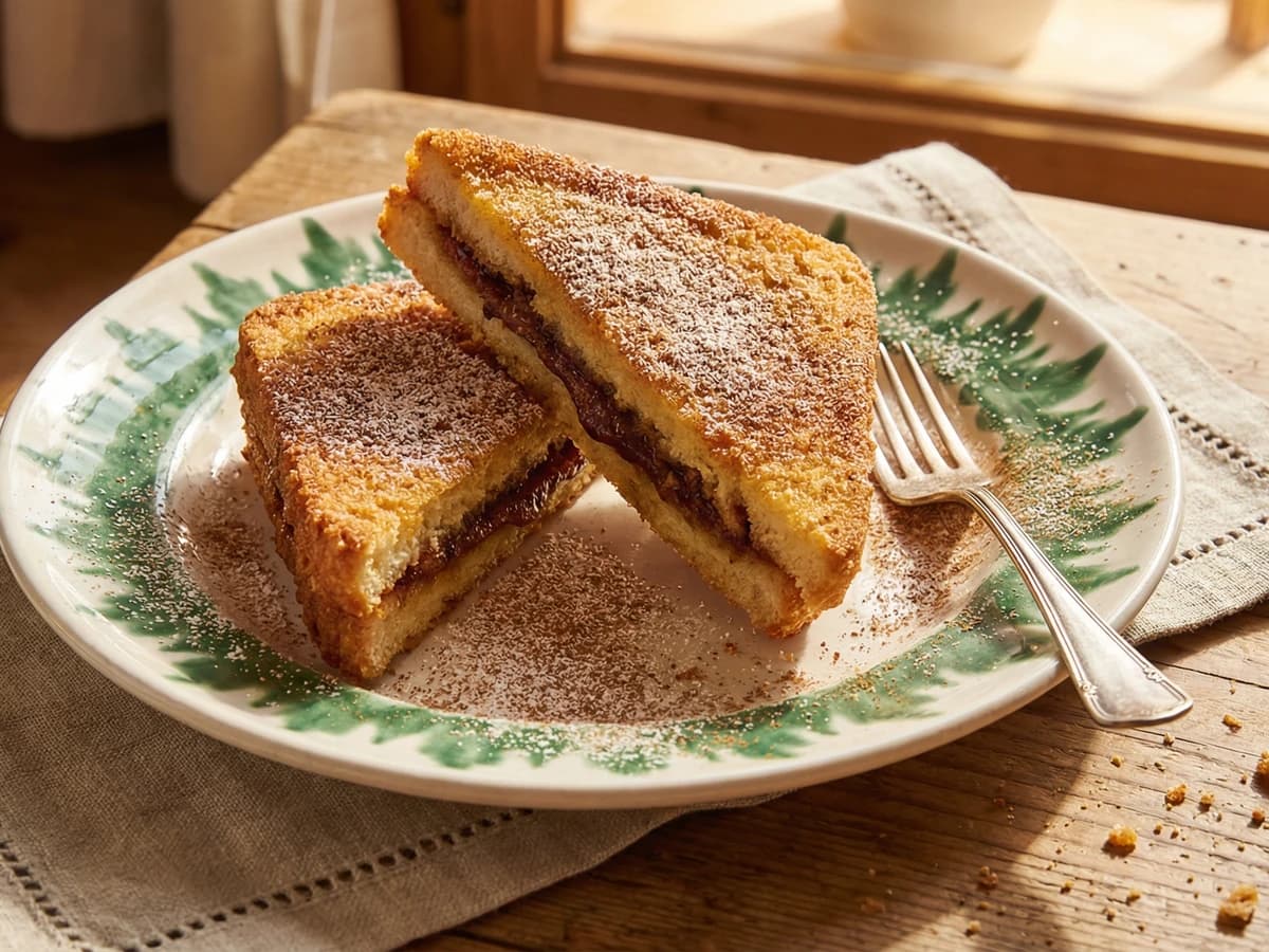 Pofesen (Fried Powidl Bread) - Chef Elsa