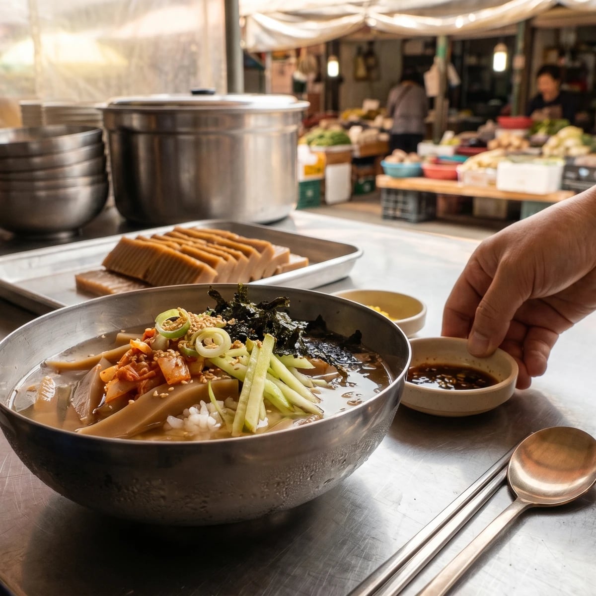Muk-bap (Acorn Jelly Rice)