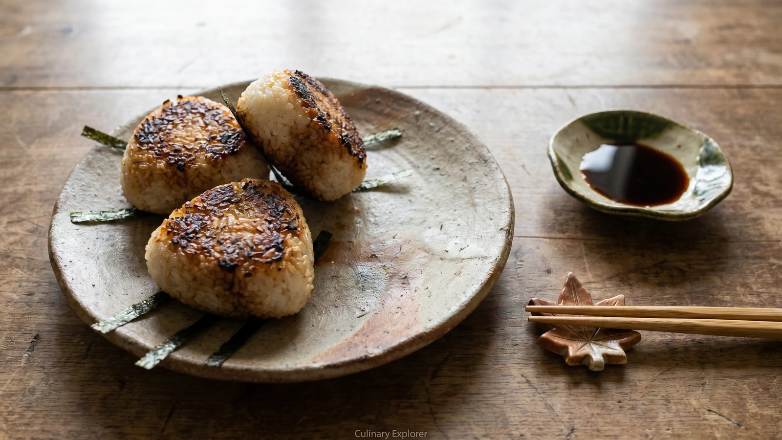 Grilled Rice Balls (焼きおにぎり, Yaki Onigiri)