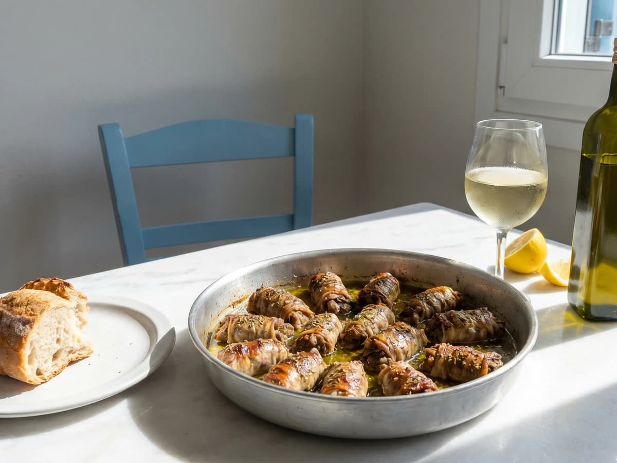 Roumeli Gardoumbakia (Γαρδουμπάκια Ρουμελιώτικα) - Chef Dimitra