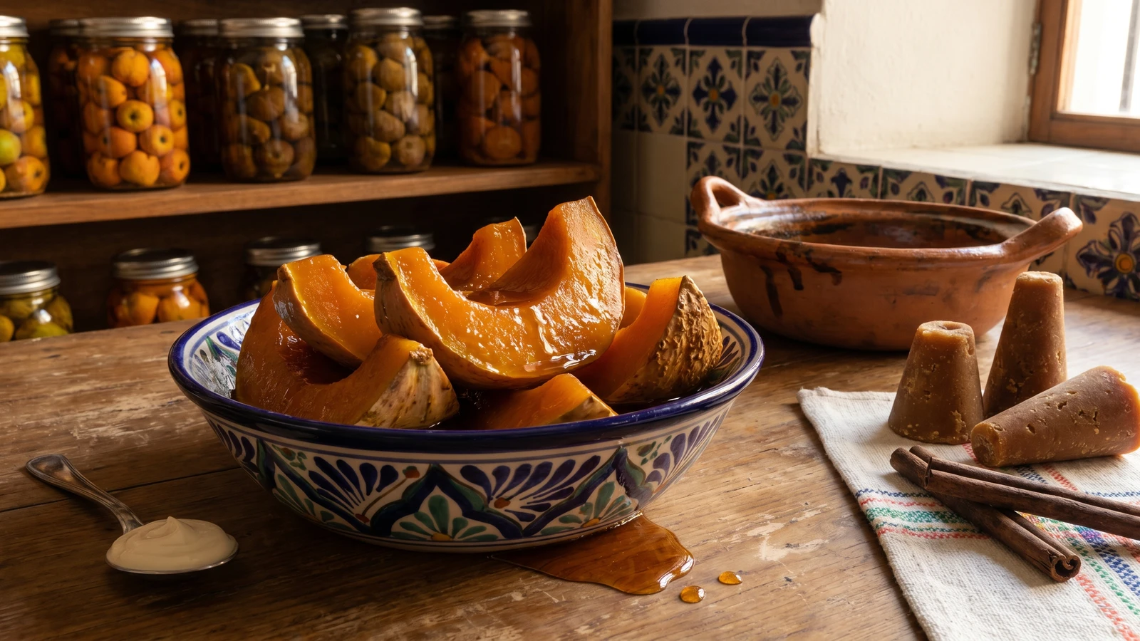 Calabaza en Tacha Poblana