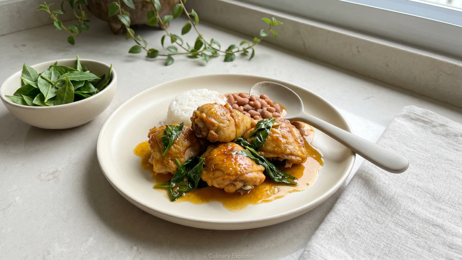 Frango com Ora-pro-nóbis