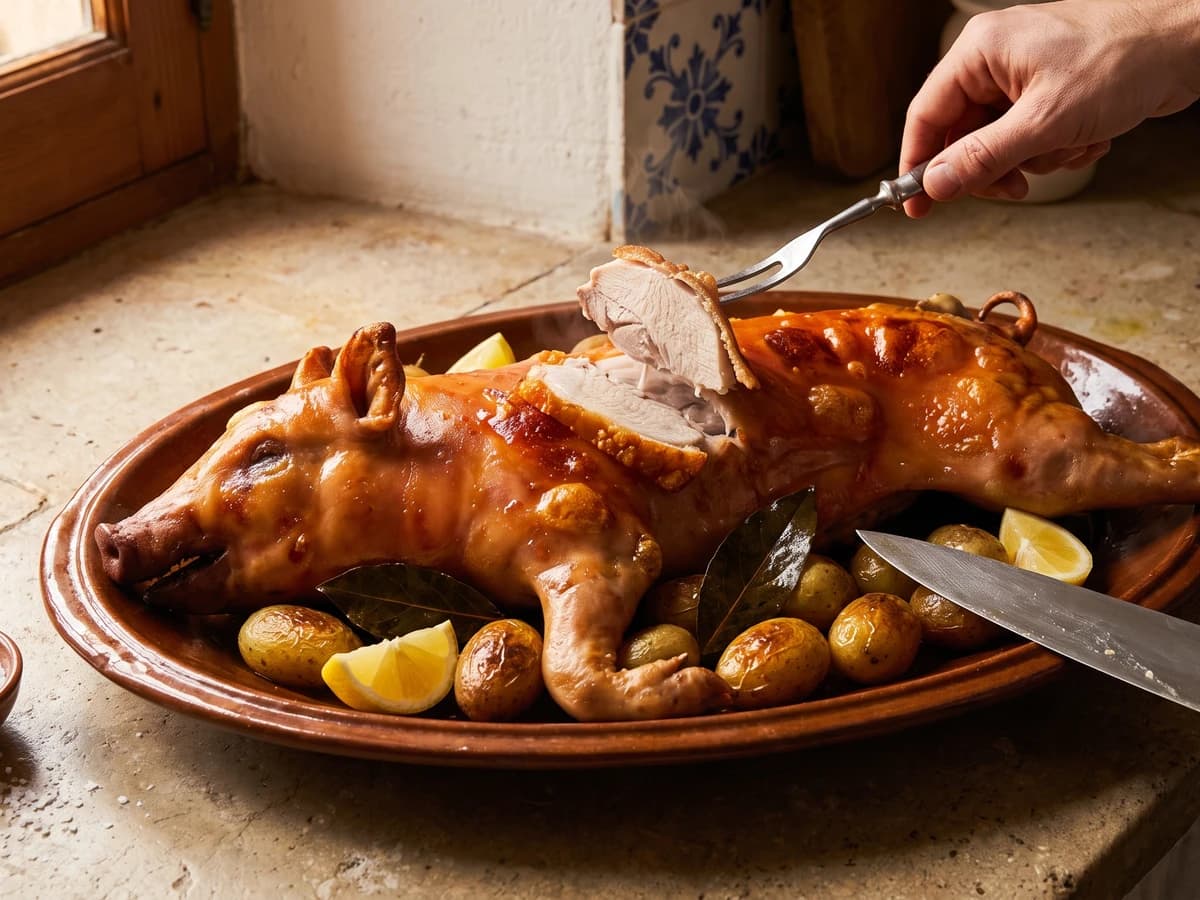 Porcella Rostida Mallorquina - Chef Isabel