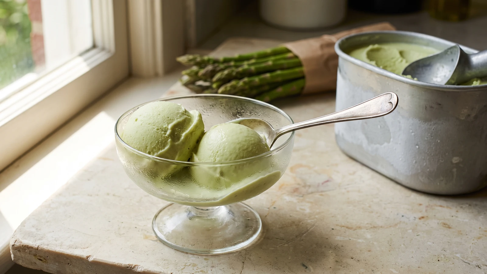 Asparagus Ice-cream