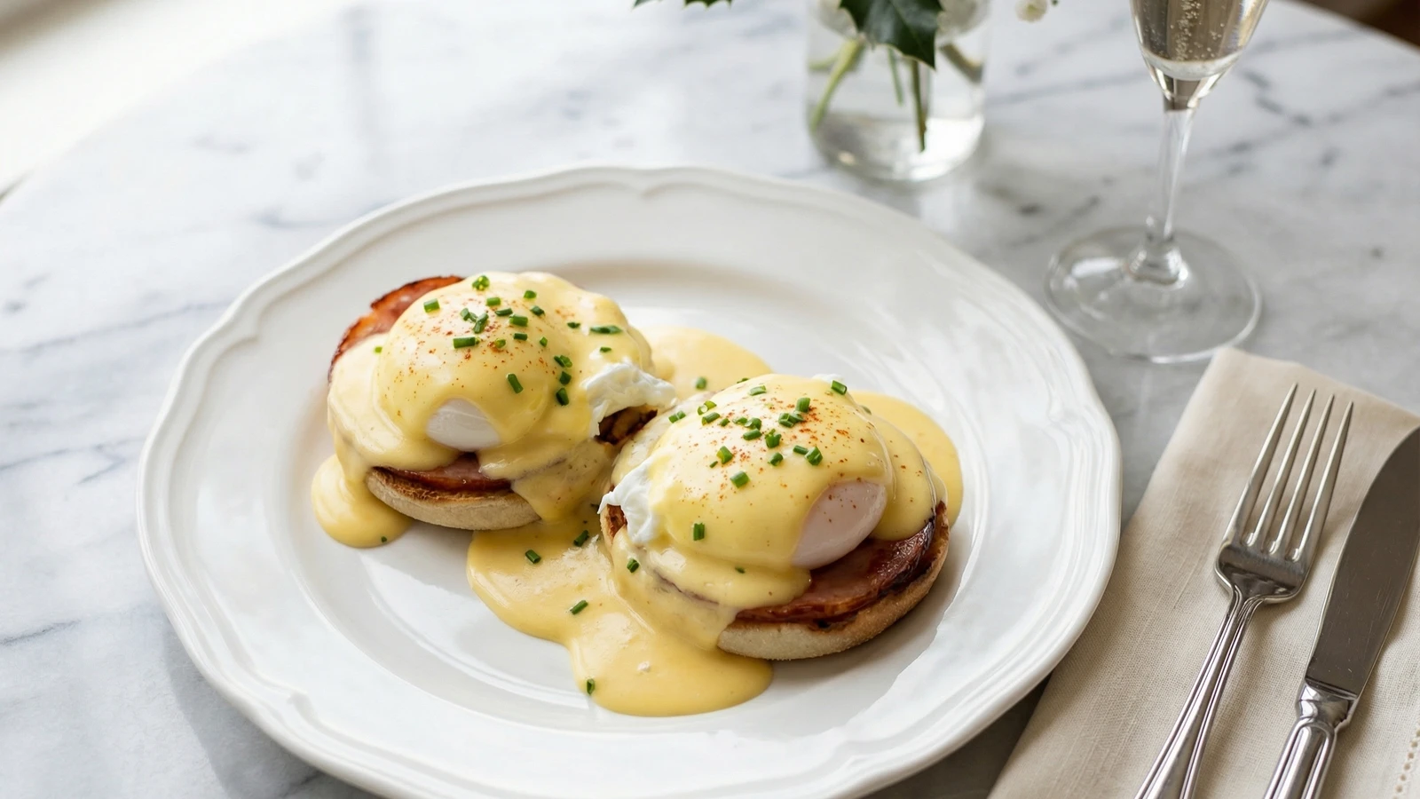 Eggs Benedict with Hollandaise