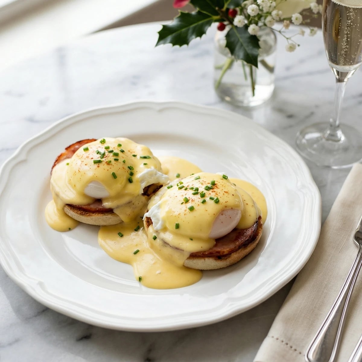 Eggs Benedict with Hollandaise