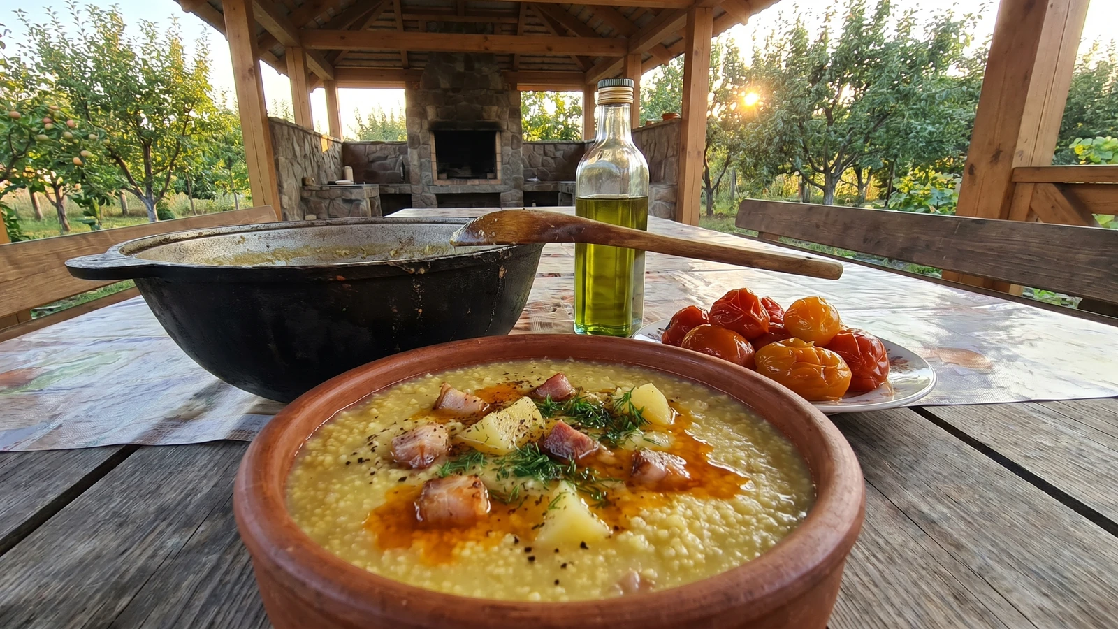 Kulish (куліш, Cossack millet soup)