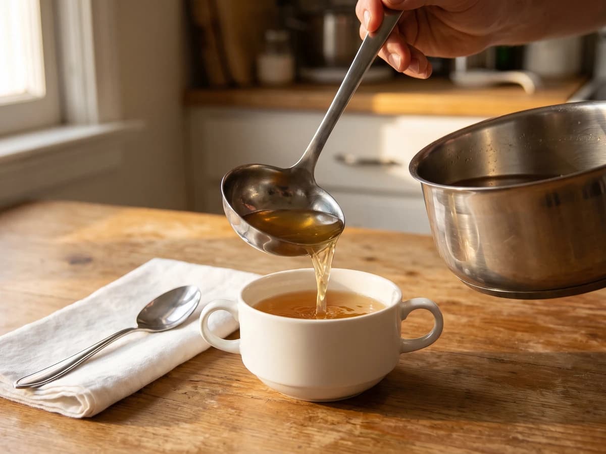 The Preparation of Clarified Consommé for Clear Soups - Chef Juliette