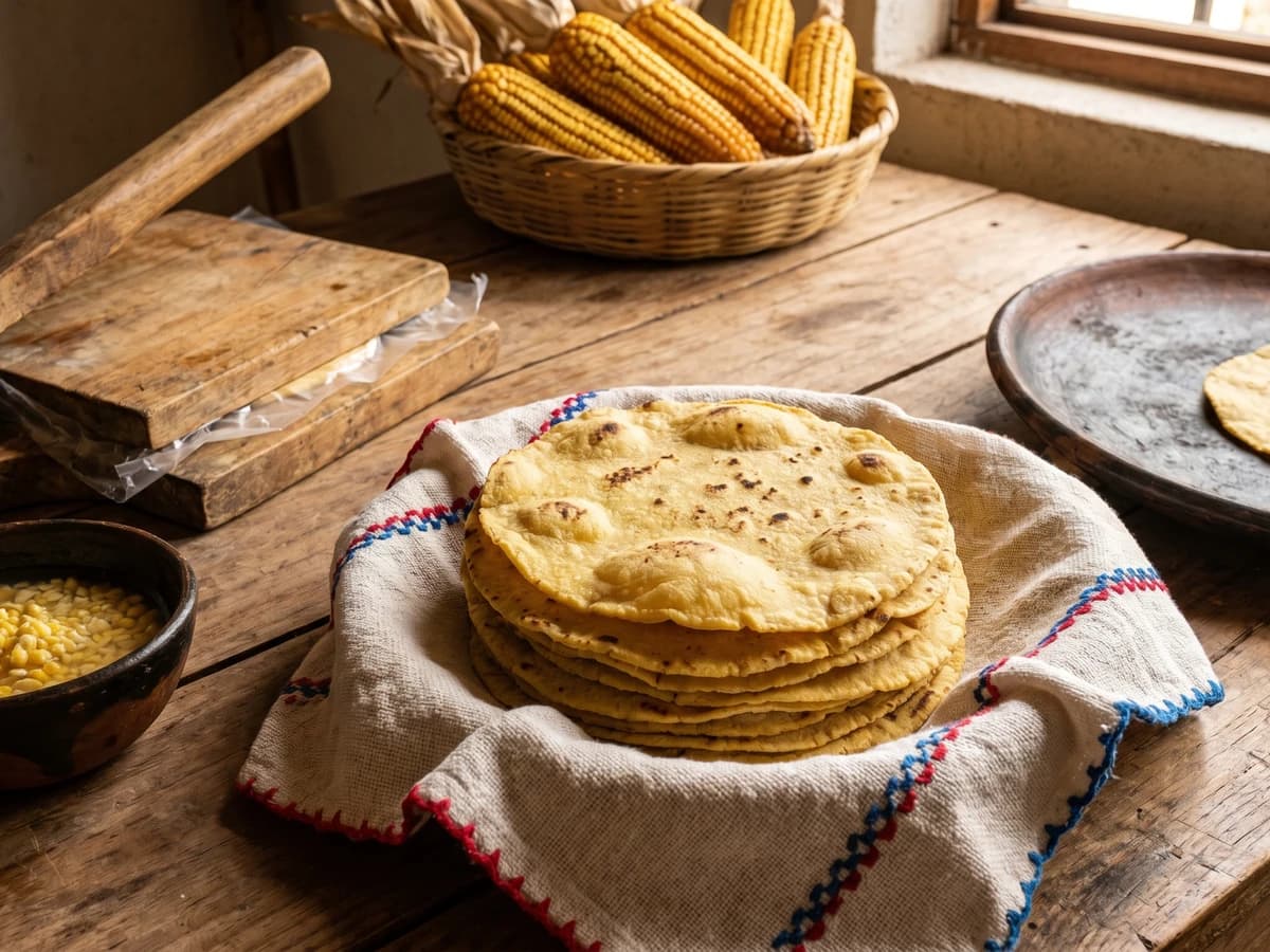 Tortillas de Maíz Tuxpeño - Chef Lupita