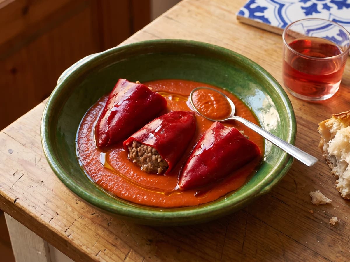 Piquillos Rellenos de Carne - Chef Isabel