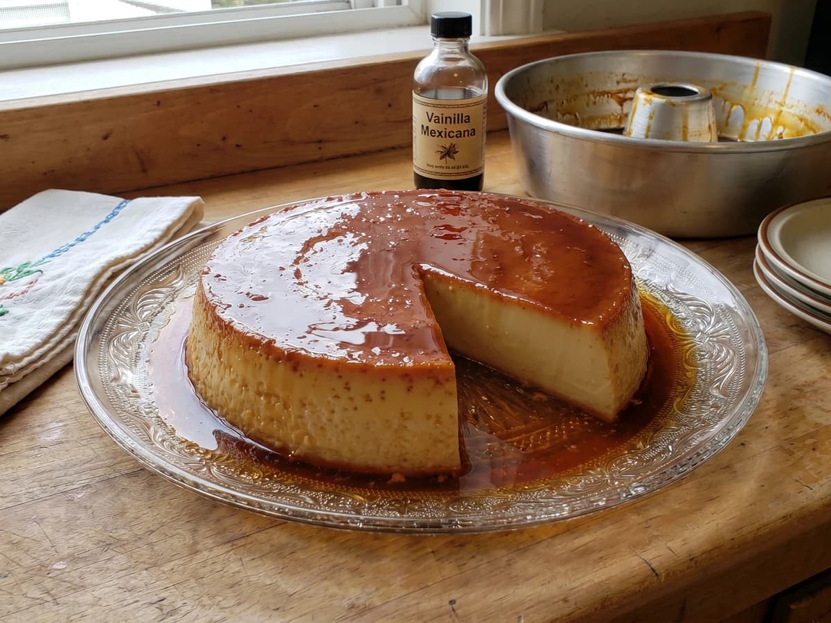 Flan Napolitano - Chef Lupita