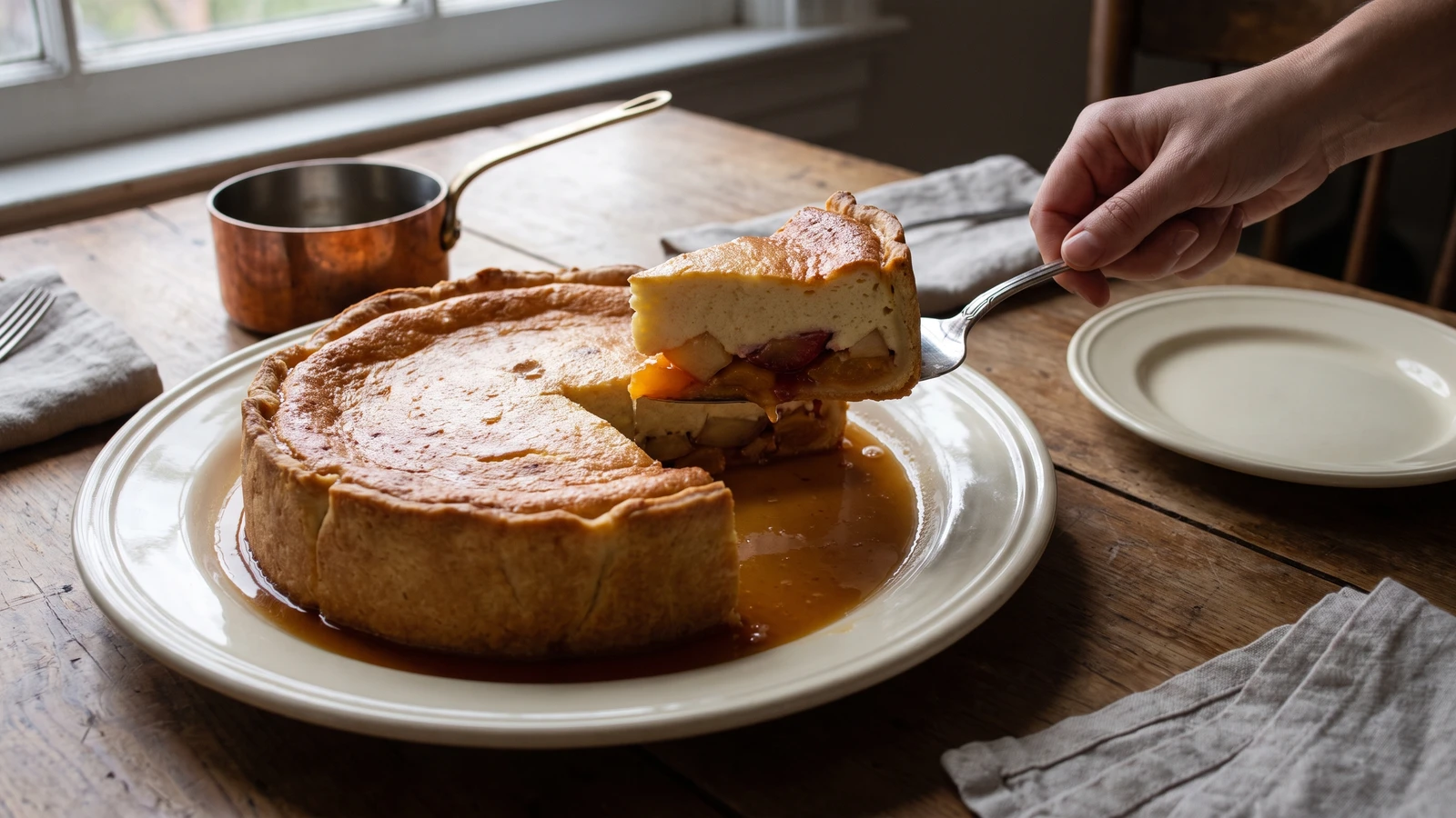 Fruit Soufflé in a Croustade