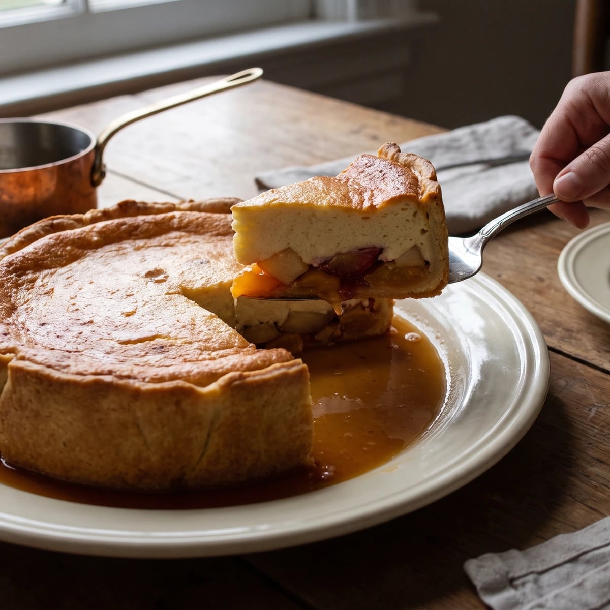 Fruit Soufflé in a Croustade