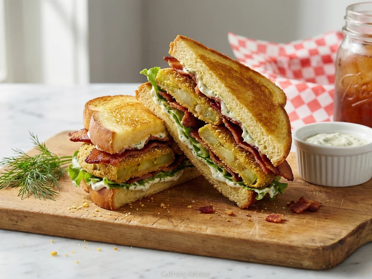Fried Green Tomato BLT - Chef Dean