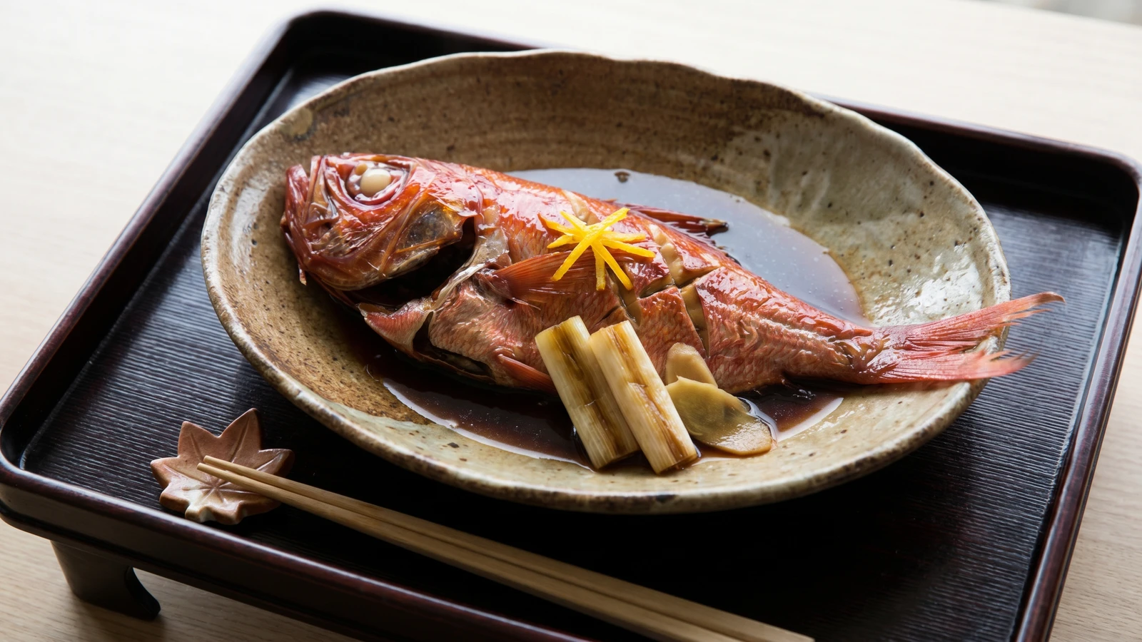 Simmered Kinmedai (金目鯛の煮付け, Kinmedai no Nitsuke)