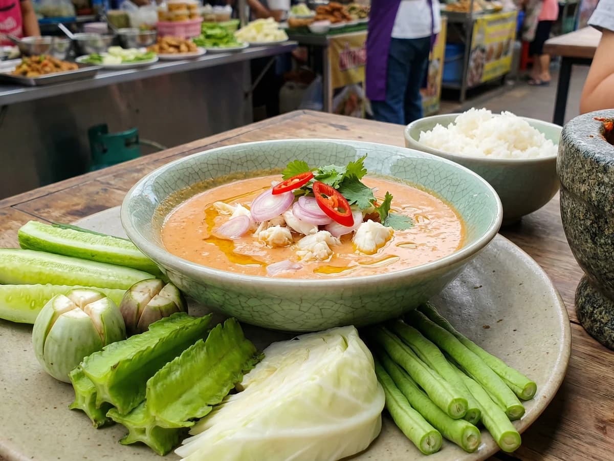 Crab Coconut Cream Dip (Lon Pu) - Chef Fai