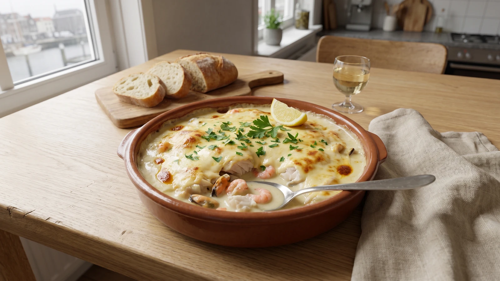 Vispannetje (Dutch Fish Casserole)