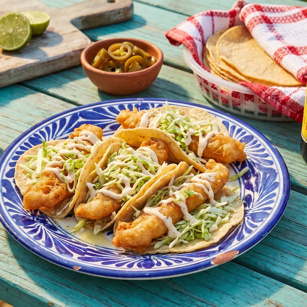 Tacos de Pescado Estilo Ensenada