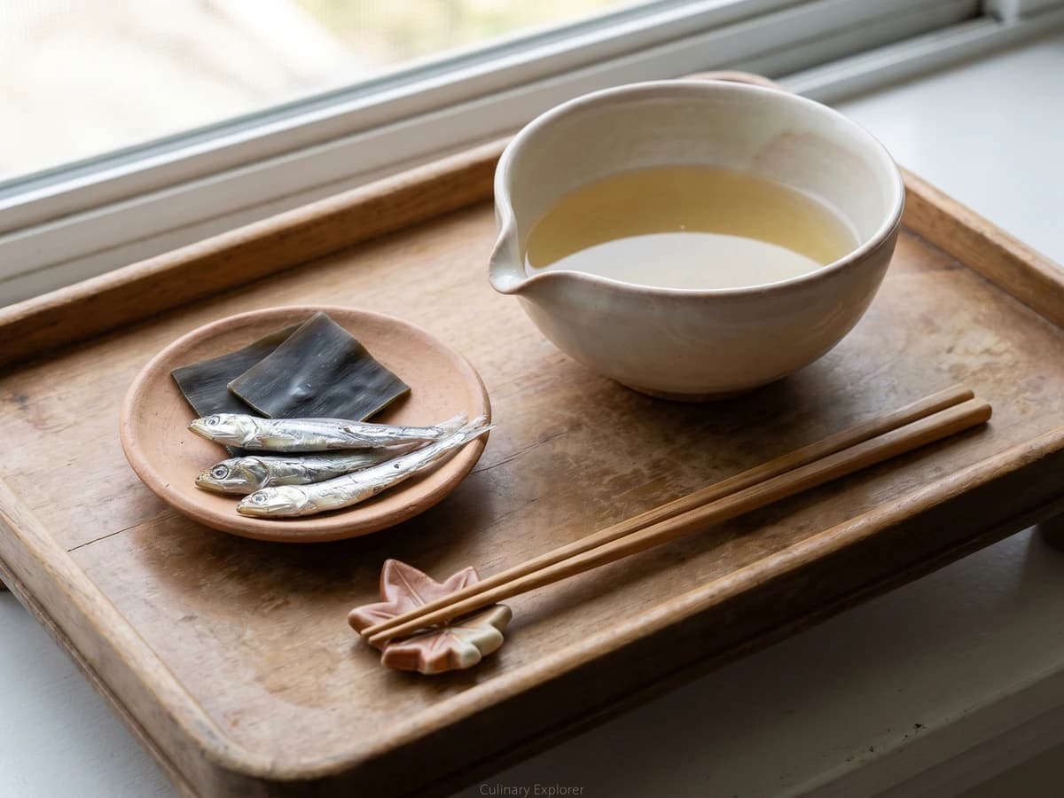 Niboshi Dashi (煮干しだし, dried sardine stock) - Chef Takumi
