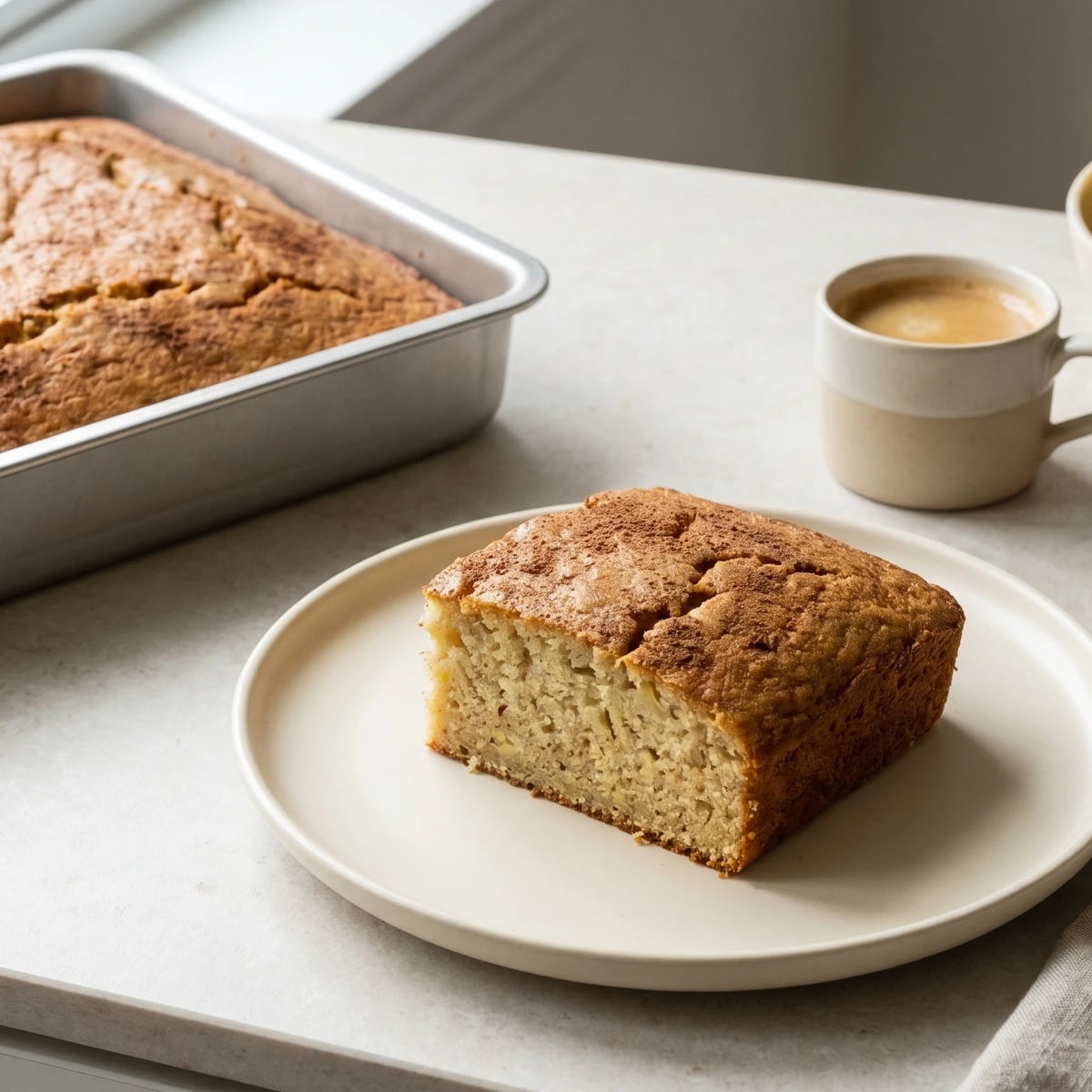 Bolo de Banana com Canela