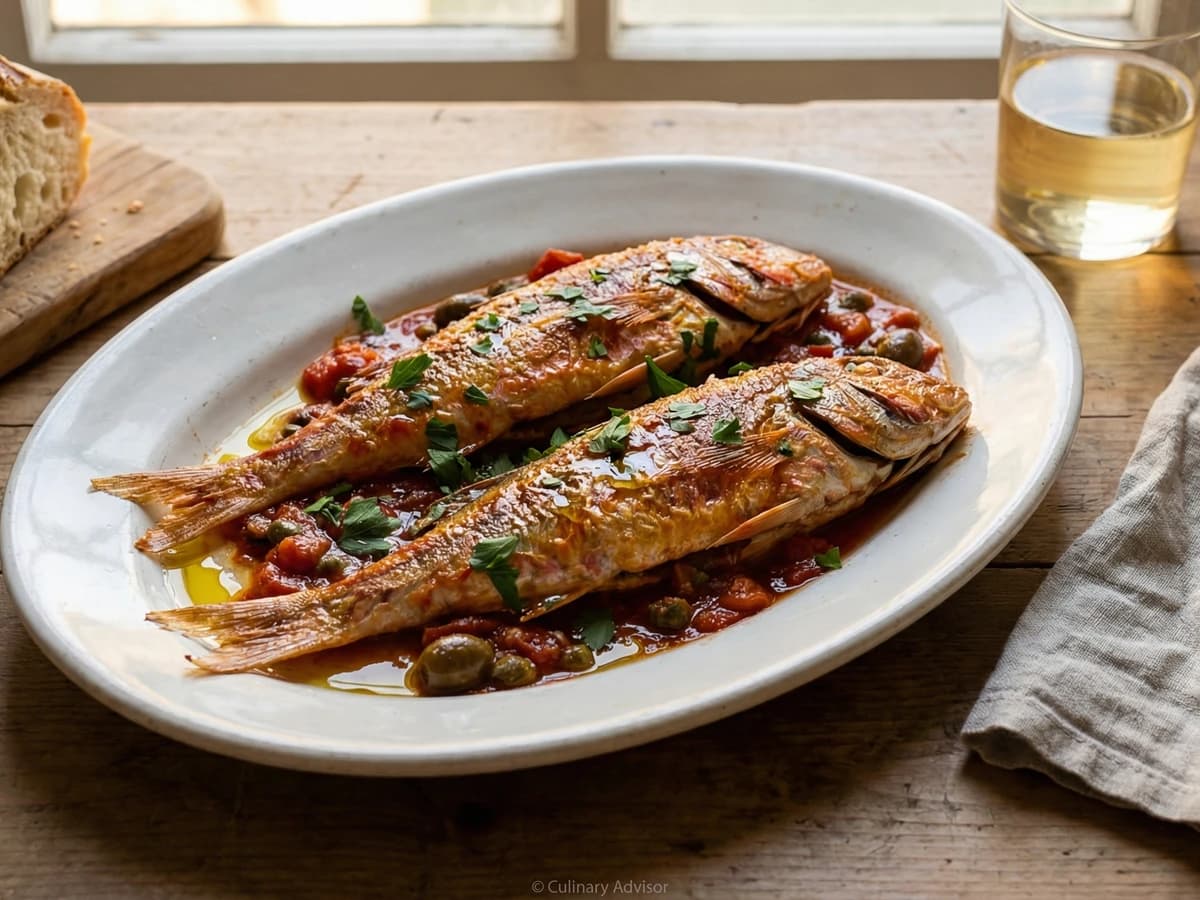 Triglie alla Livornese - Chef Graziella