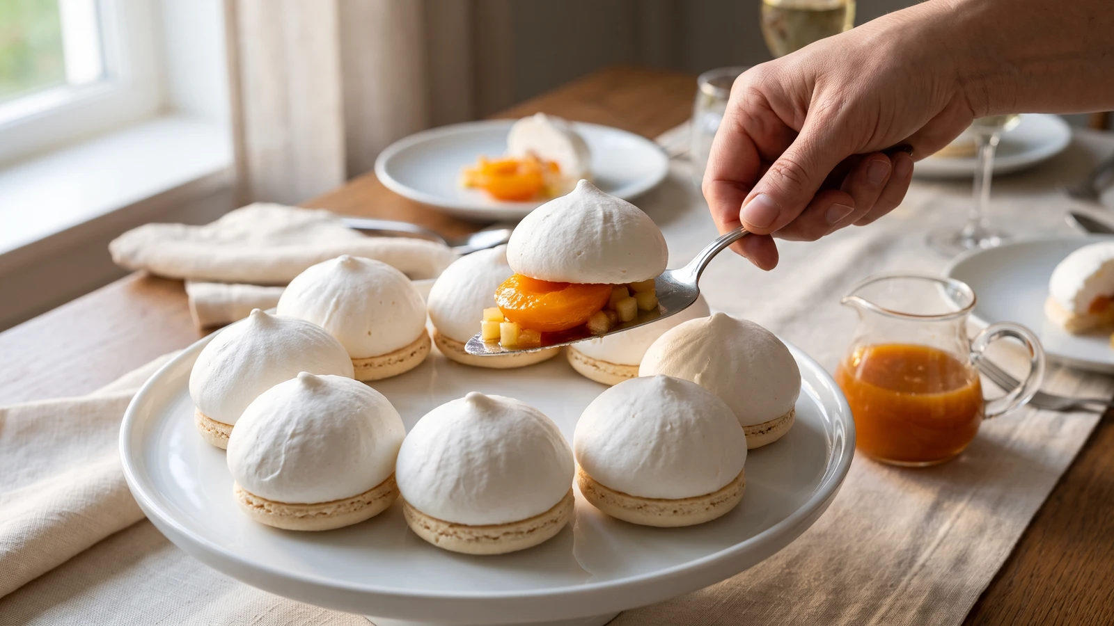 Apricots à la Cussy
