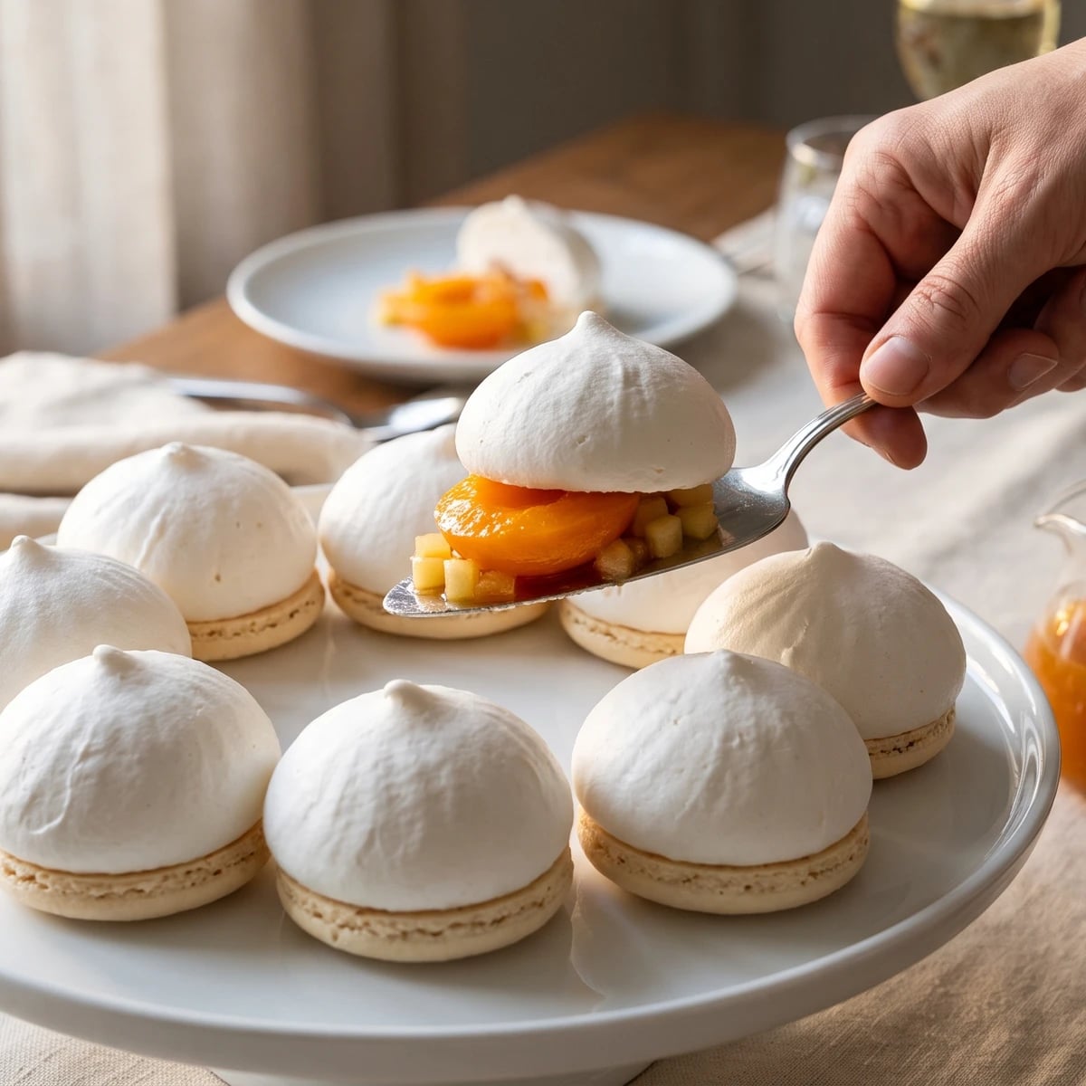 Apricots à la Cussy