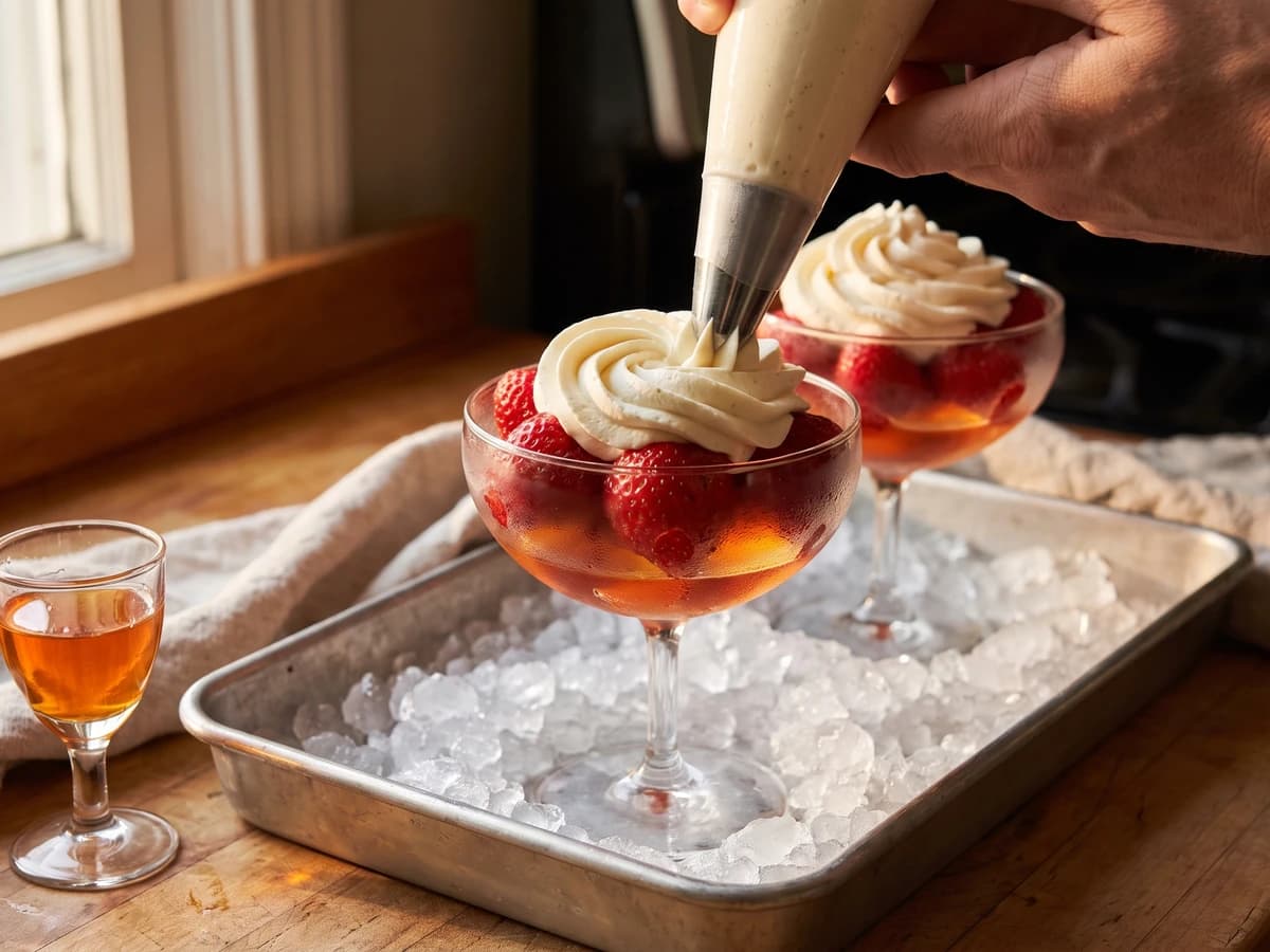 Fraises Romanoff - Chef Juliette